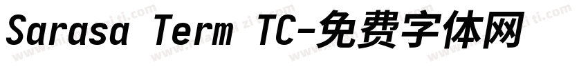 Sarasa Term TC字体转换